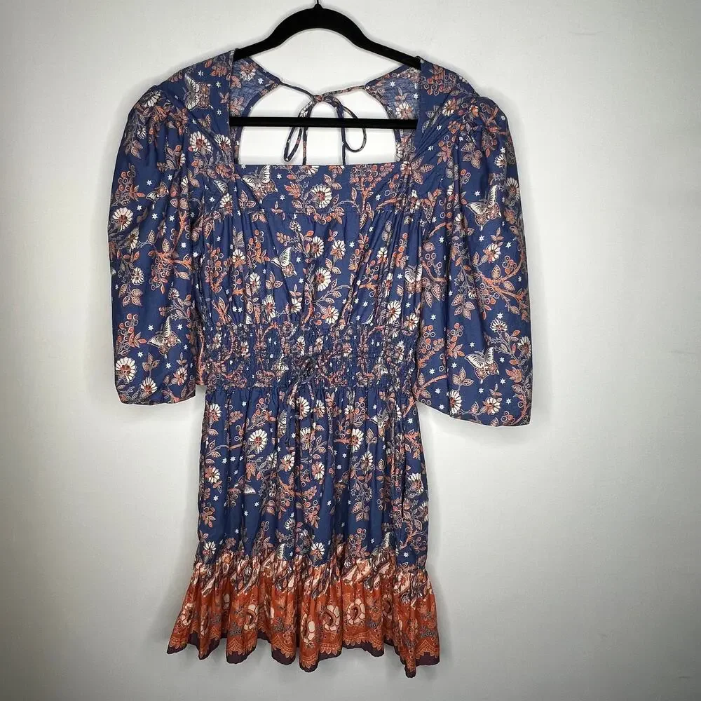 House of Harlow 1960 Butterfly Print Mini Dress Size M